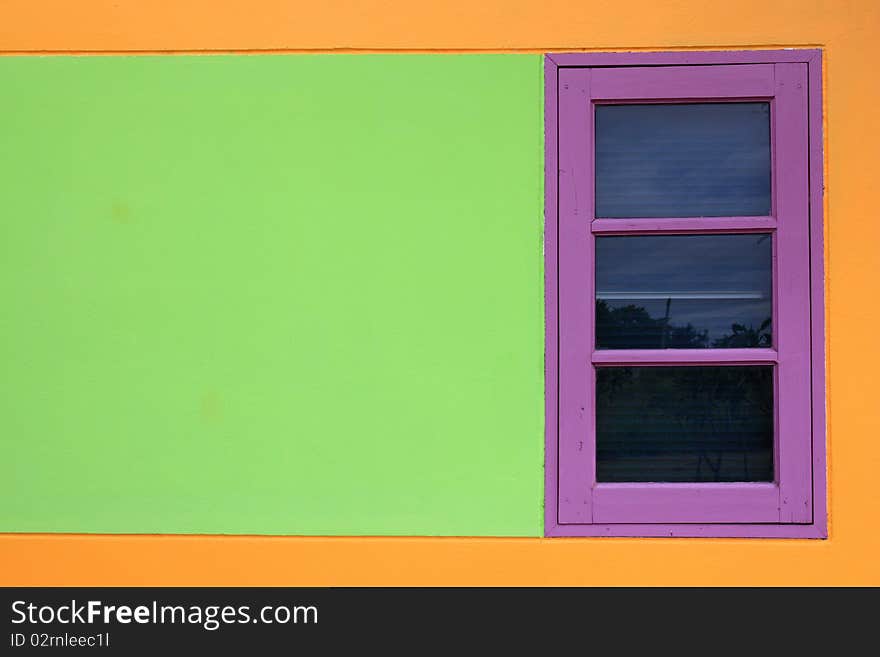 The colorfull window.,it use for background of computer