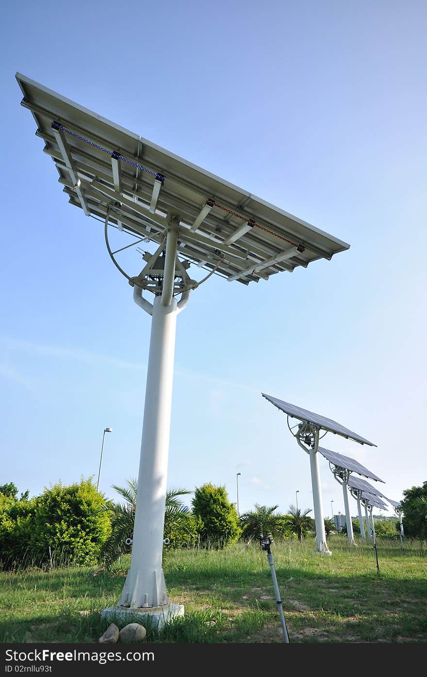 It is the solar energy station