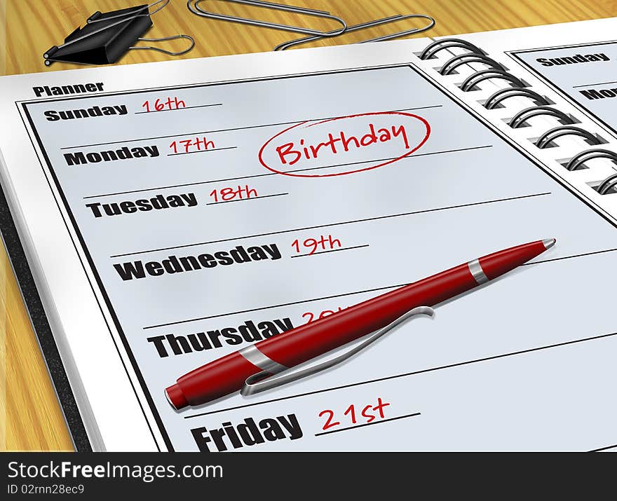 Birthday reminder