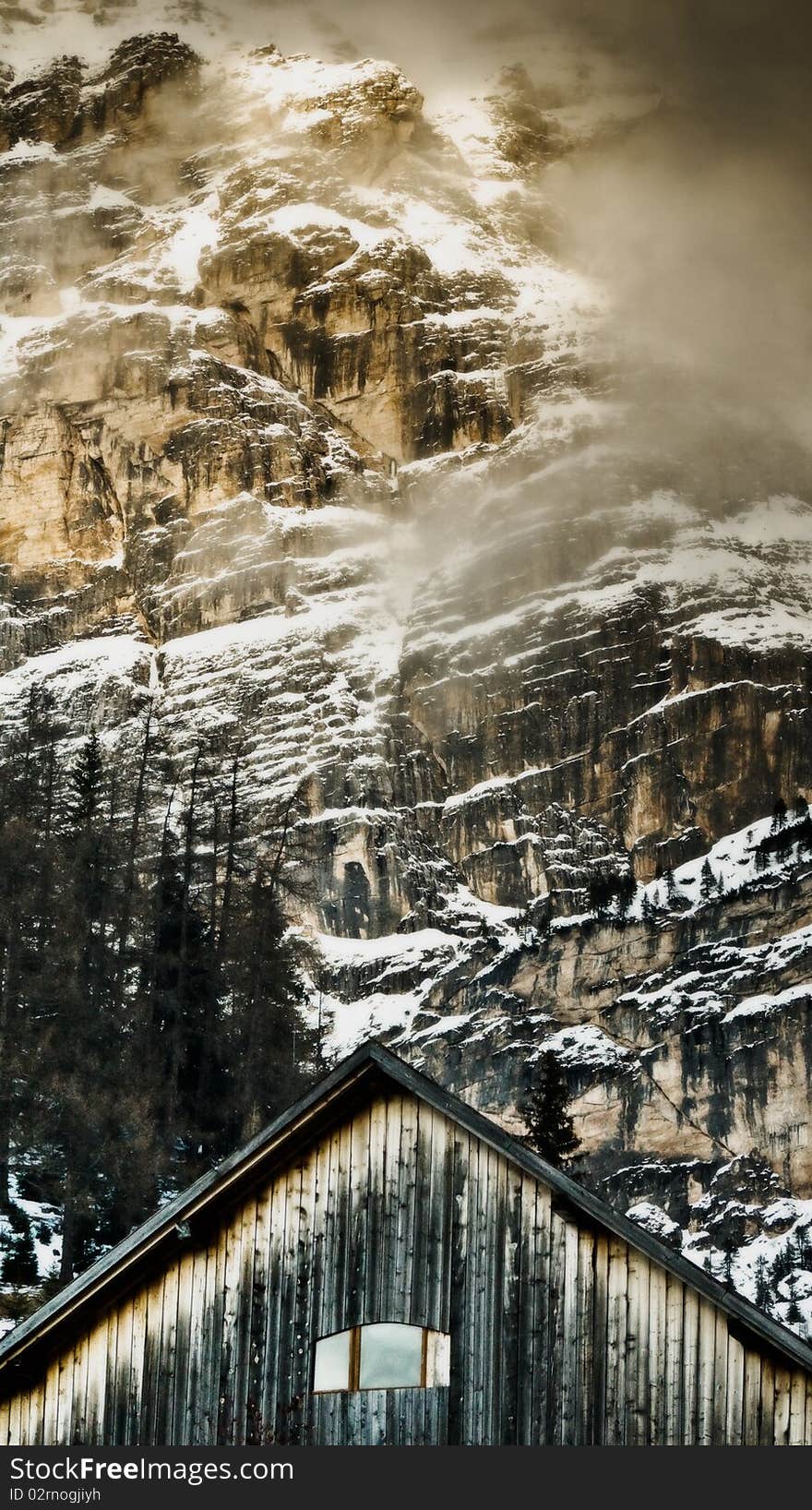 Old Cottage In The Mountains