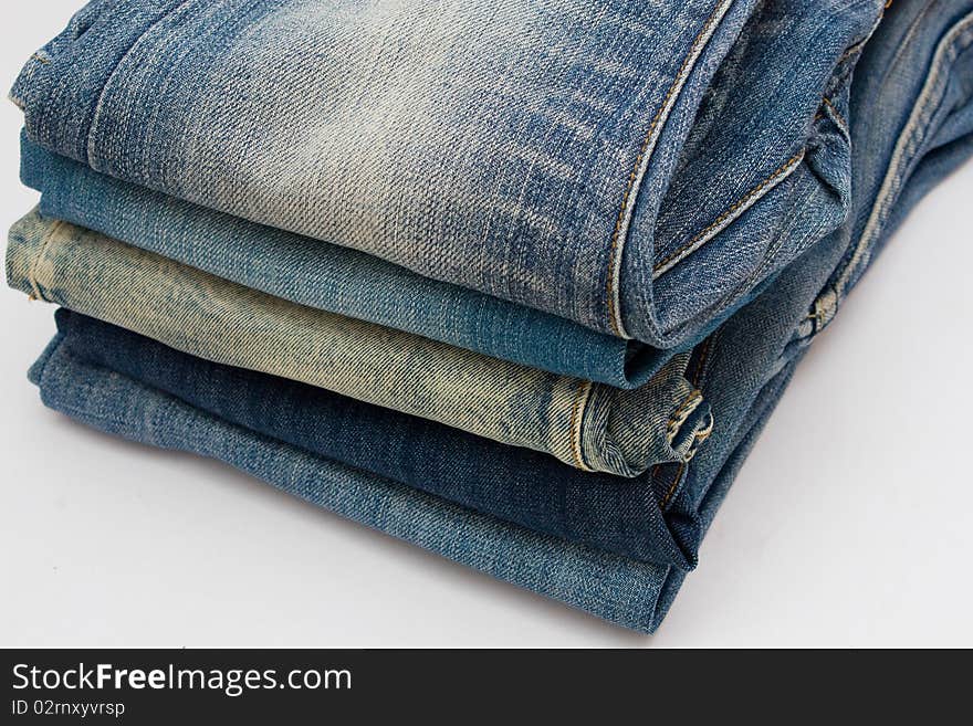 Blue jean stack for men