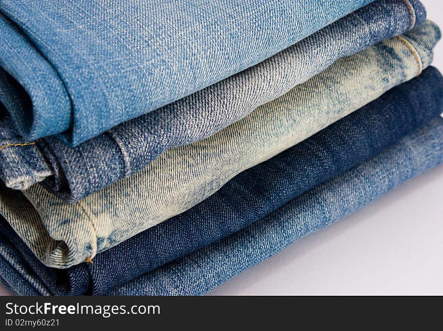 Blue jean stack for men