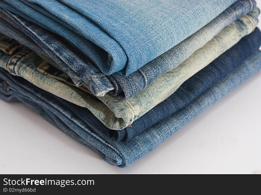 Blue jean stack for men