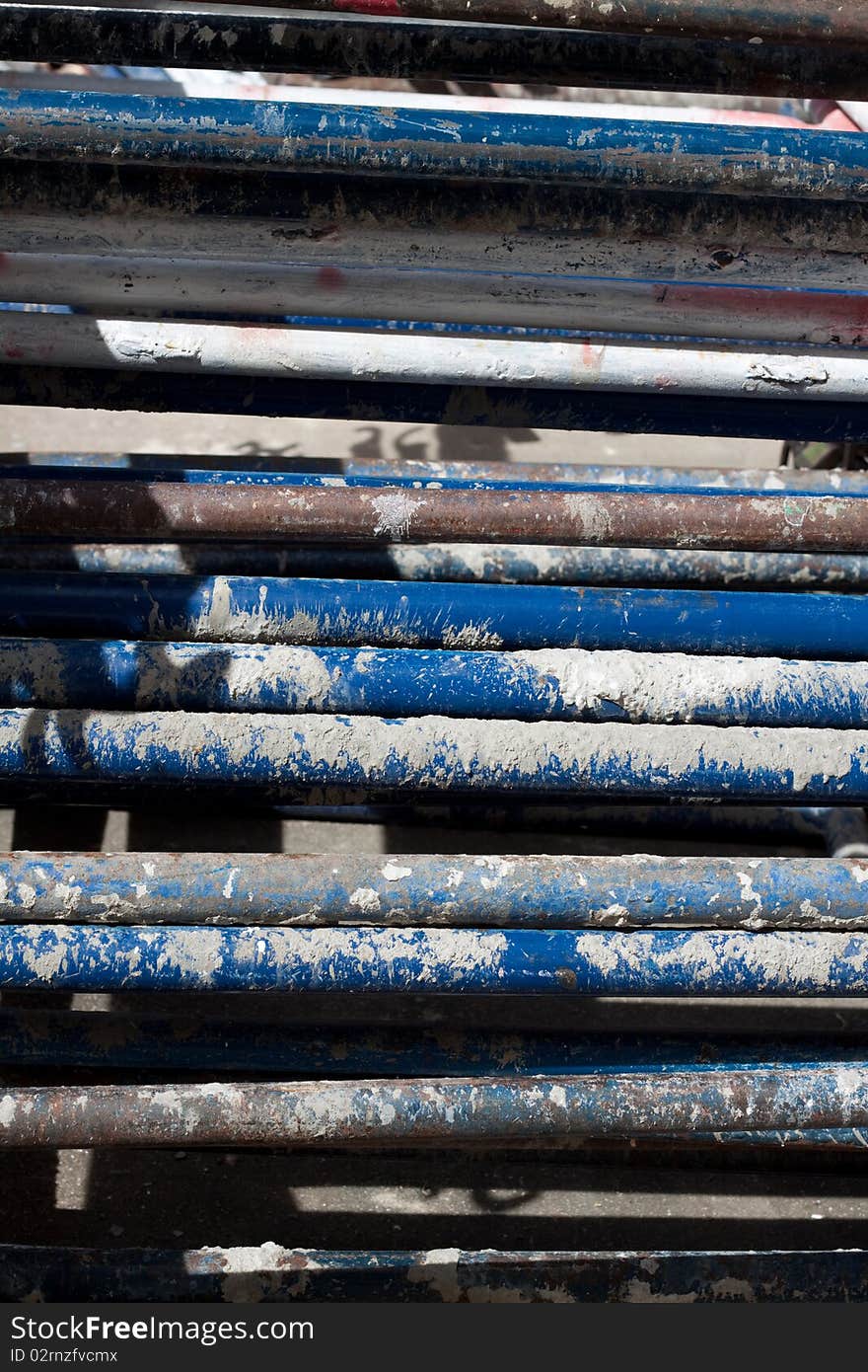 Steel used in construction up paint. Steel used in construction up paint