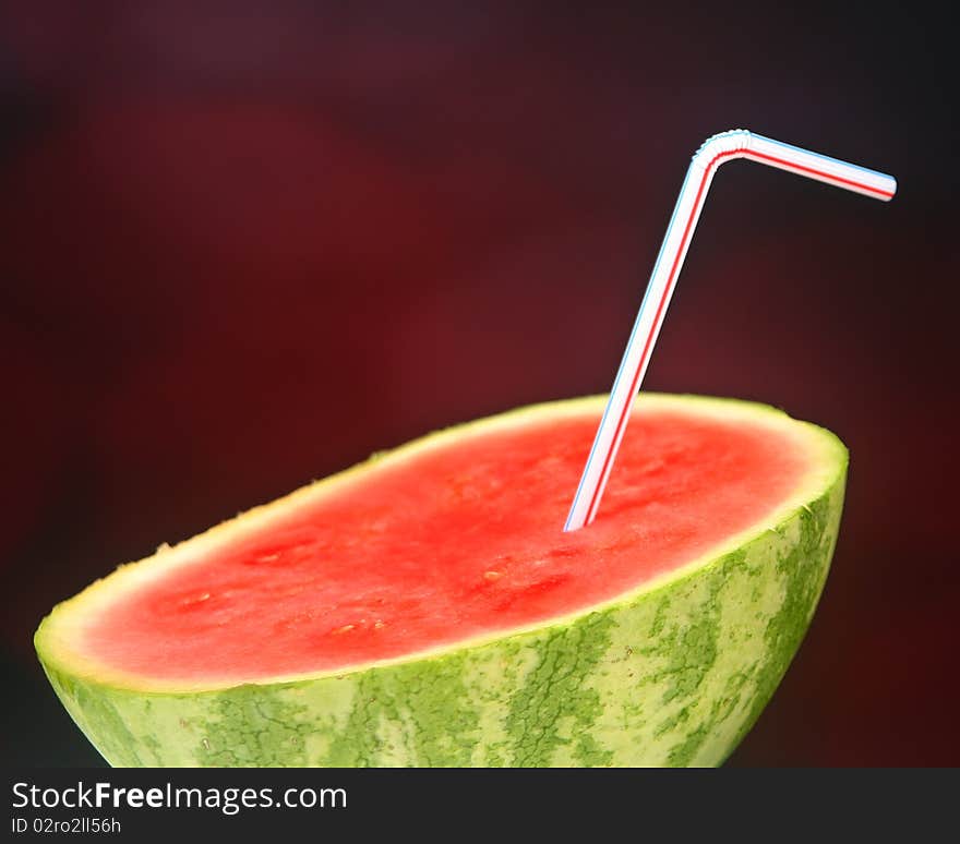 Refreshing watermelon drink