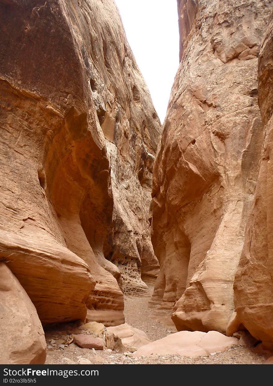 A slot canyon called Little Wild Horse