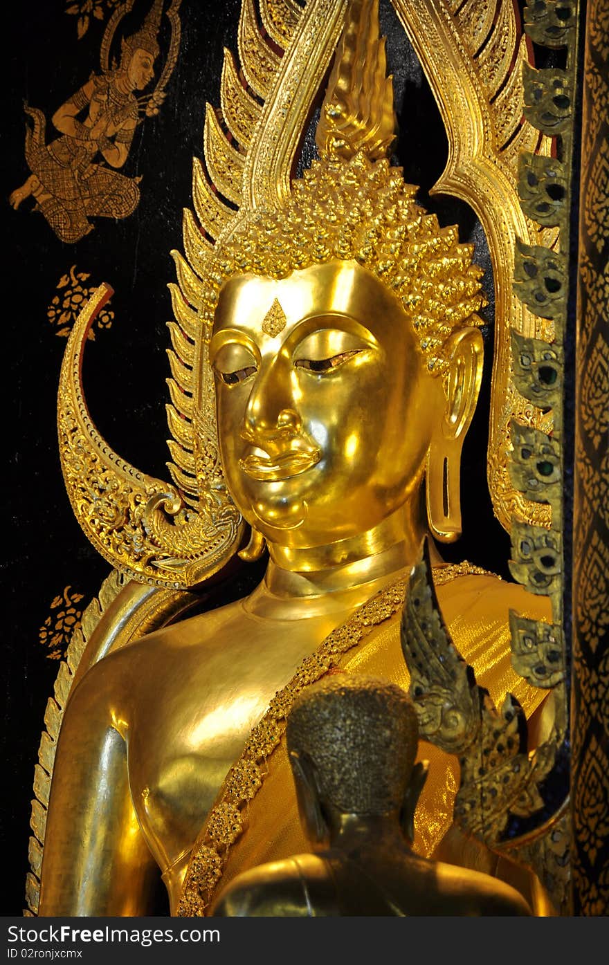 Image of Buddhachinaraj at Wat Yai ,Thailand