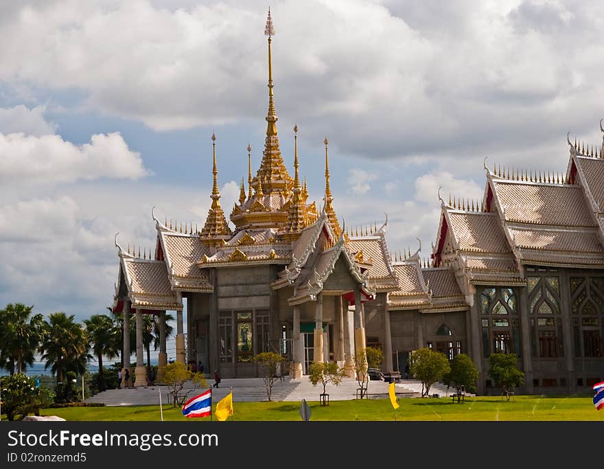 Hall of Arts in Thai temples In Nakhon Ratchasima. Hall of Arts in Thai temples In Nakhon Ratchasima