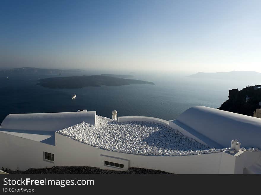 Beautifull sunset in Santorini, Greece. Beautifull sunset in Santorini, Greece