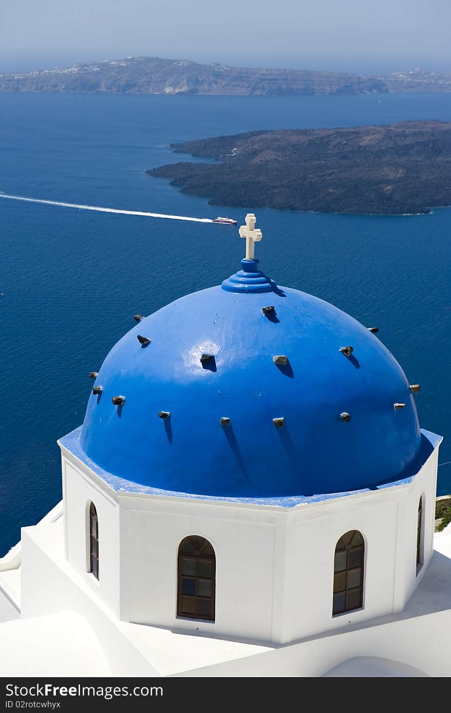 Church bells on Santorini island