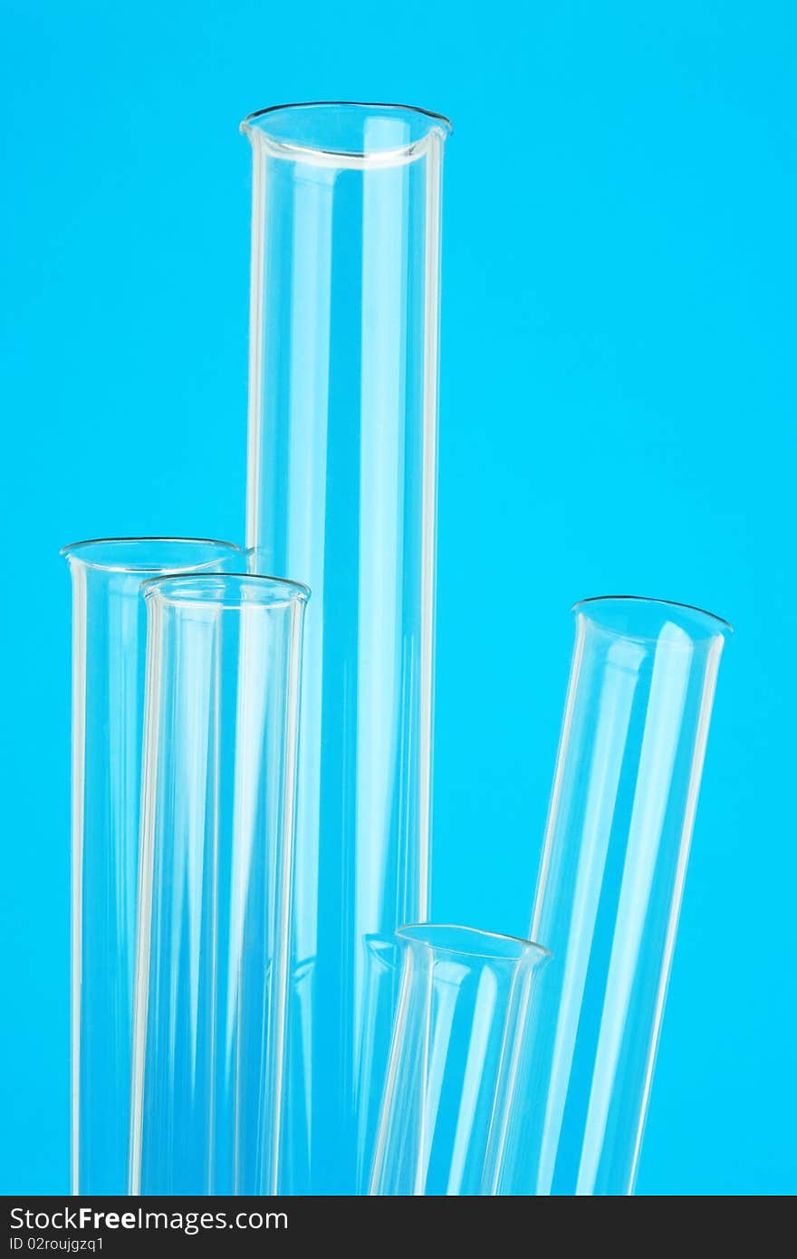 Glass Test Tubes In Laboratory