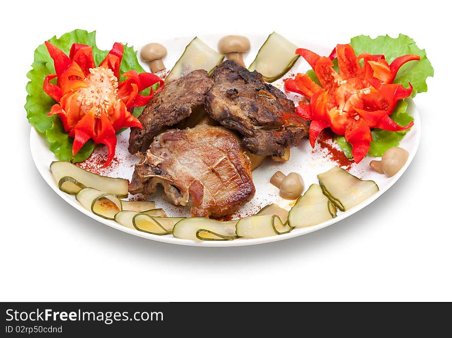 Steak With Vegetables