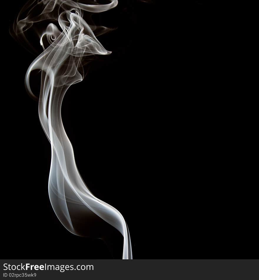 The Abstract Figure Of The Smoke