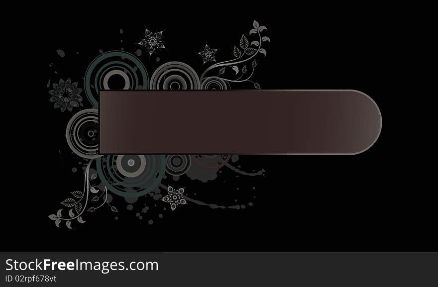 Decorative Panel. Background. Vector Illustration.