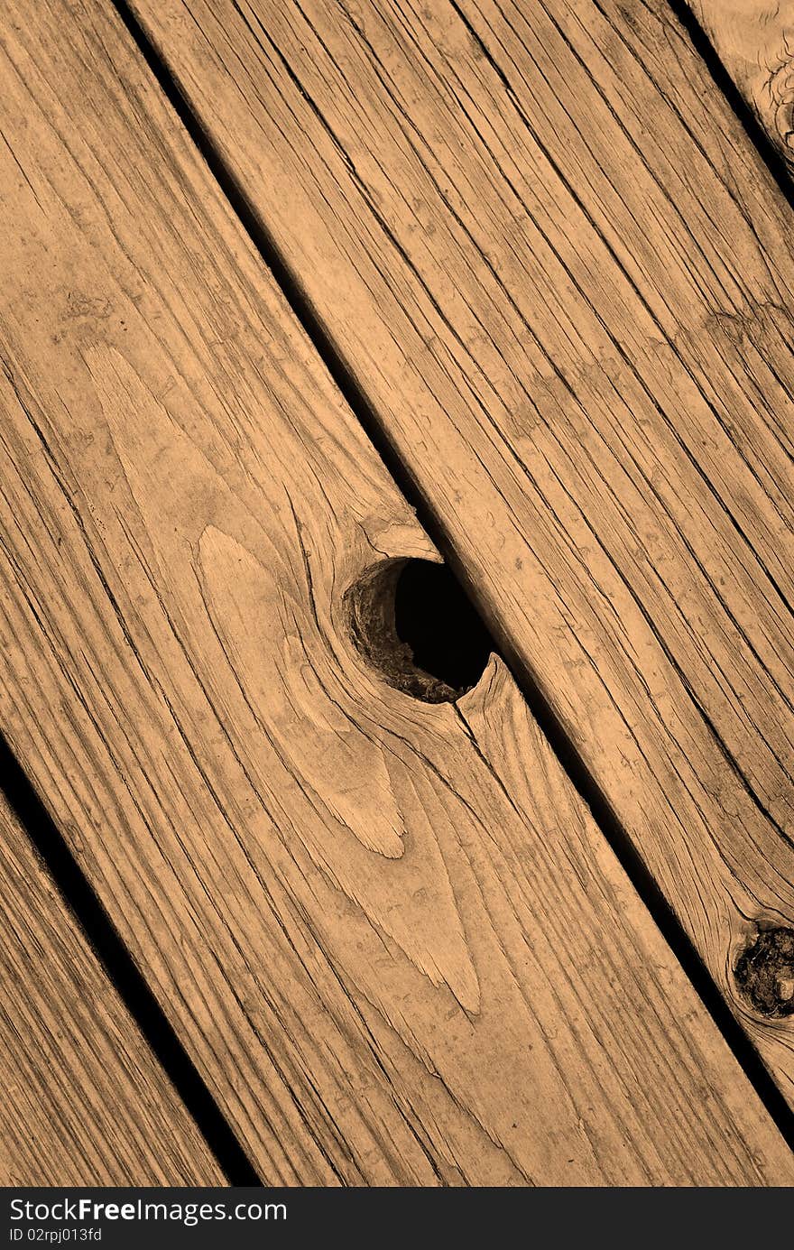 Detailed closeup of old wooden knot. Detailed closeup of old wooden knot