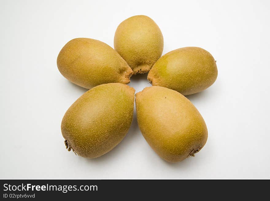 Golden Kiwis In Star Shap