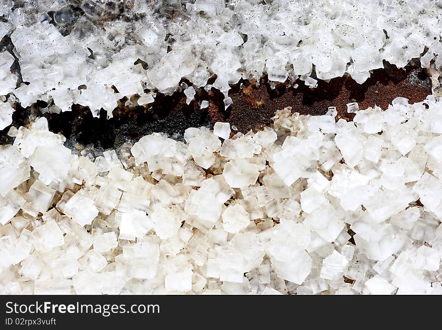 Salt crystals