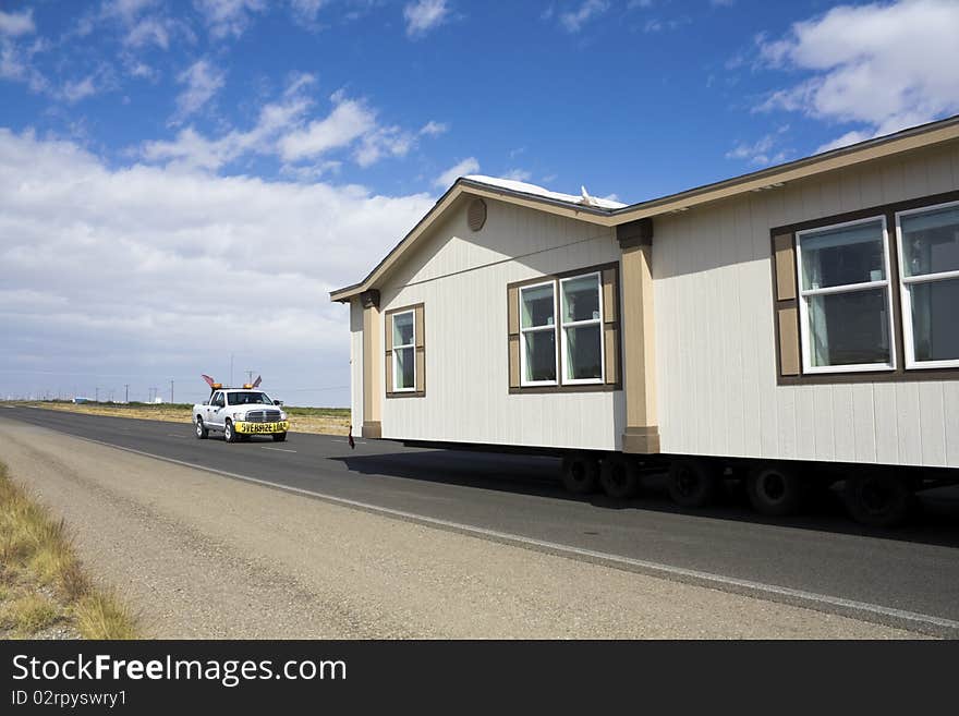 Home on the road of New Mexico