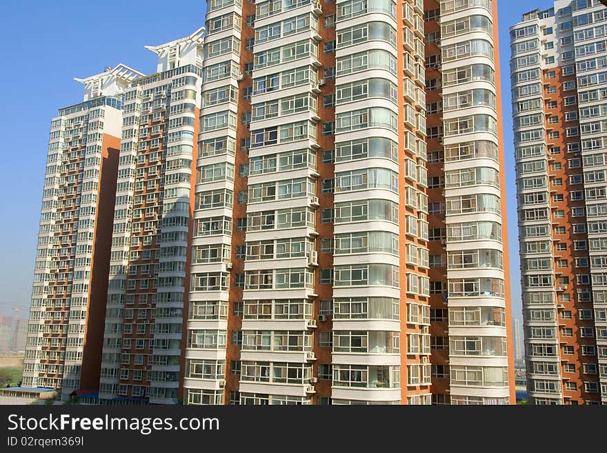 Residential Buildings in Taiyuan, Shanxi, China.