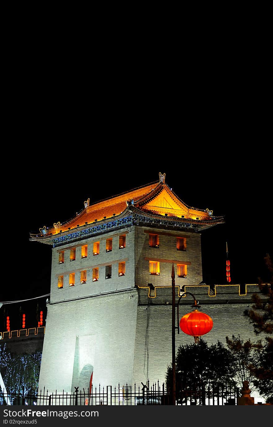 This is a typical Chinese traditional architecture style of primitive simplicity, the grand scale. This is a typical Chinese traditional architecture style of primitive simplicity, the grand scale.