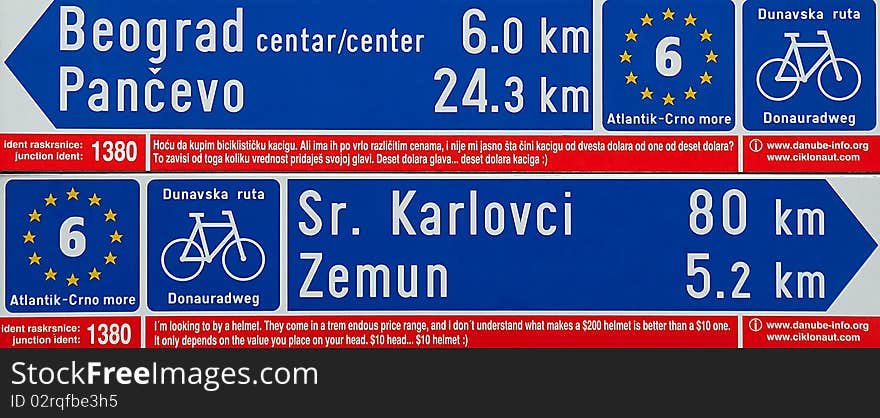 Bicycle Road Sign