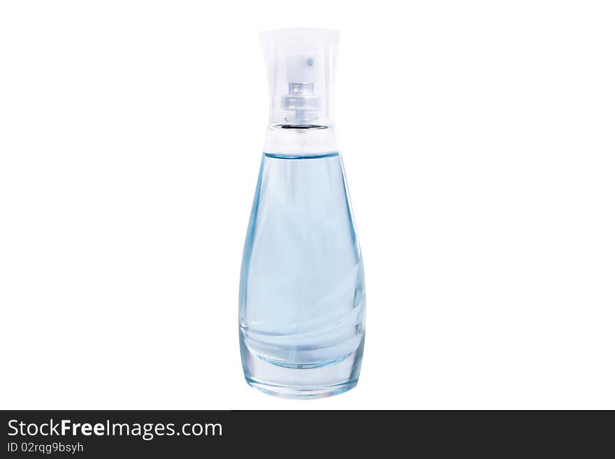 Perfume bottle isolated on white background