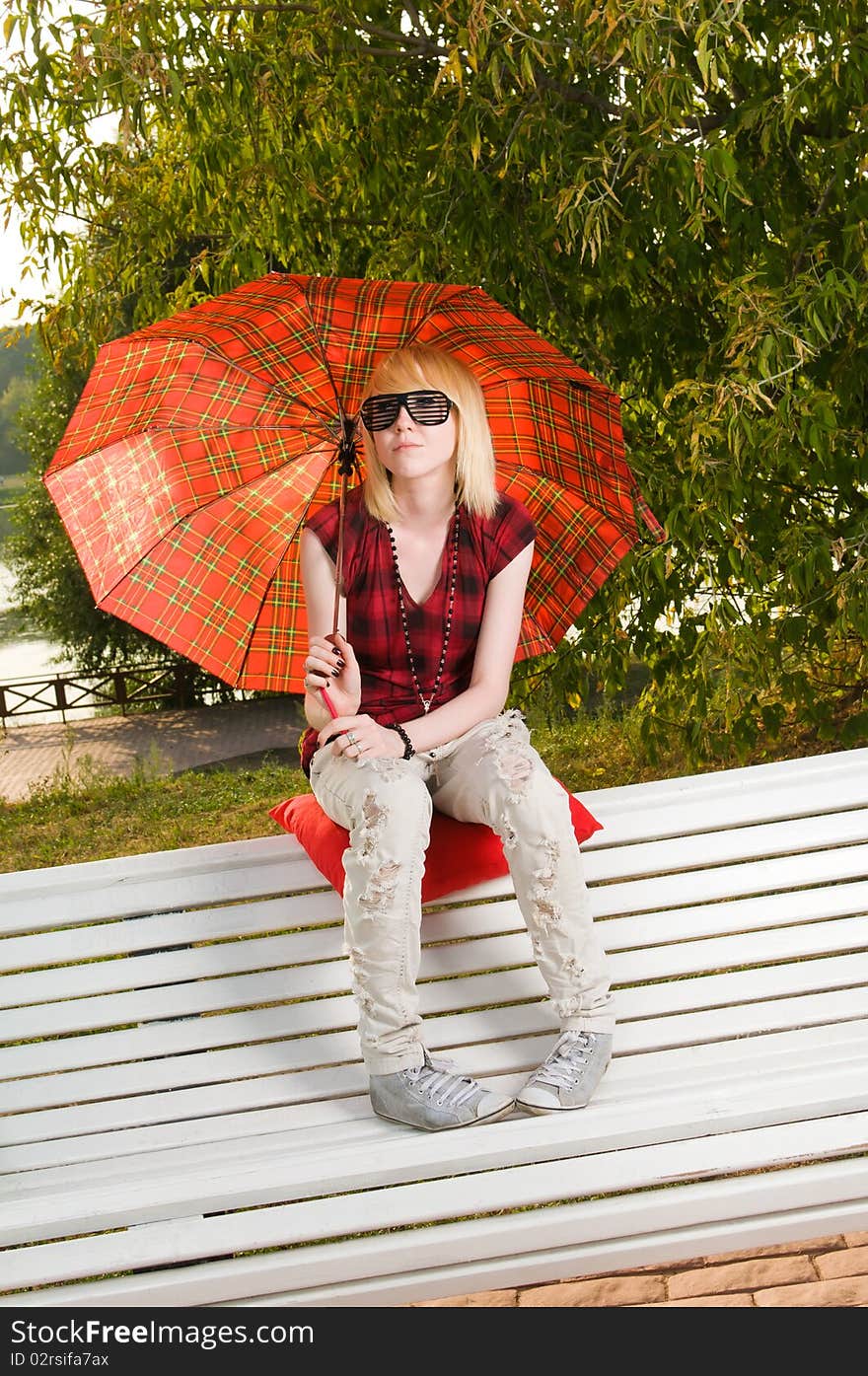 Girl at the park