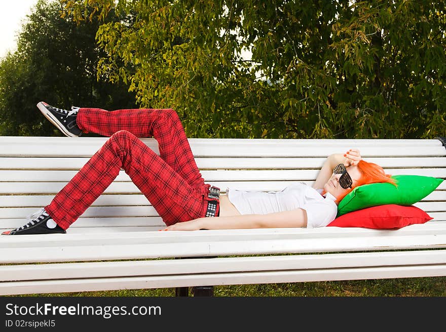 Girl at the park