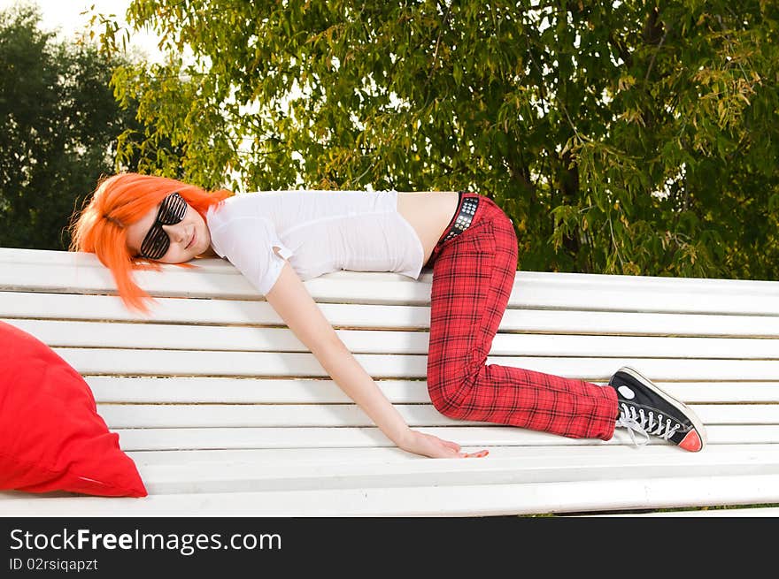 Girl at the park