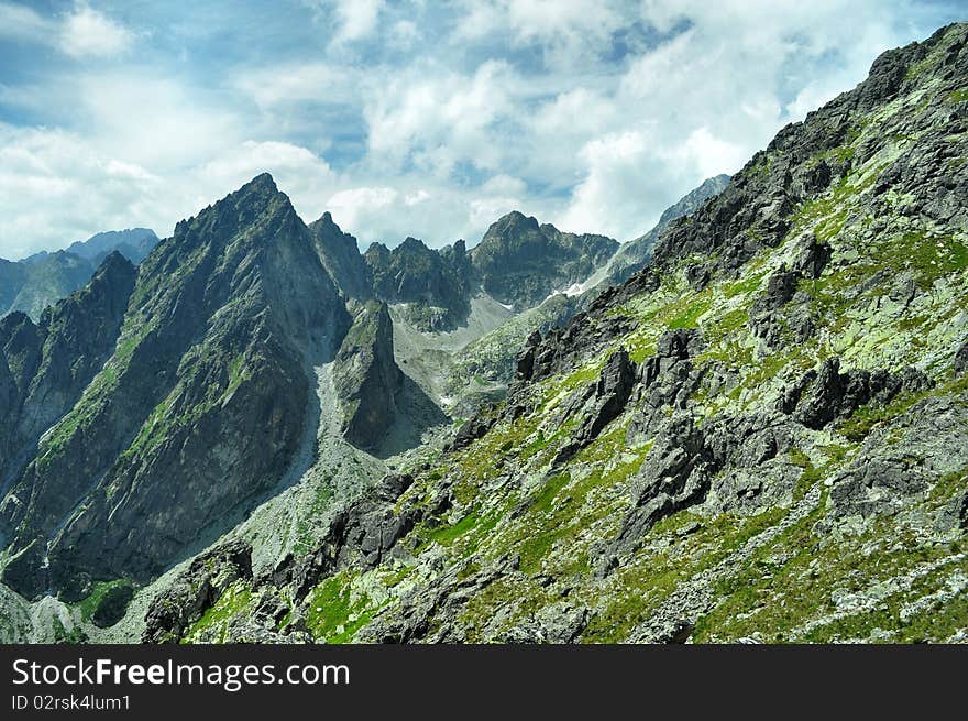 Height tatras - nice mountains in Slovakia