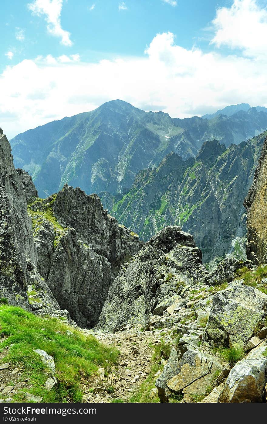 Height tatras - nice mountains in Slovakia