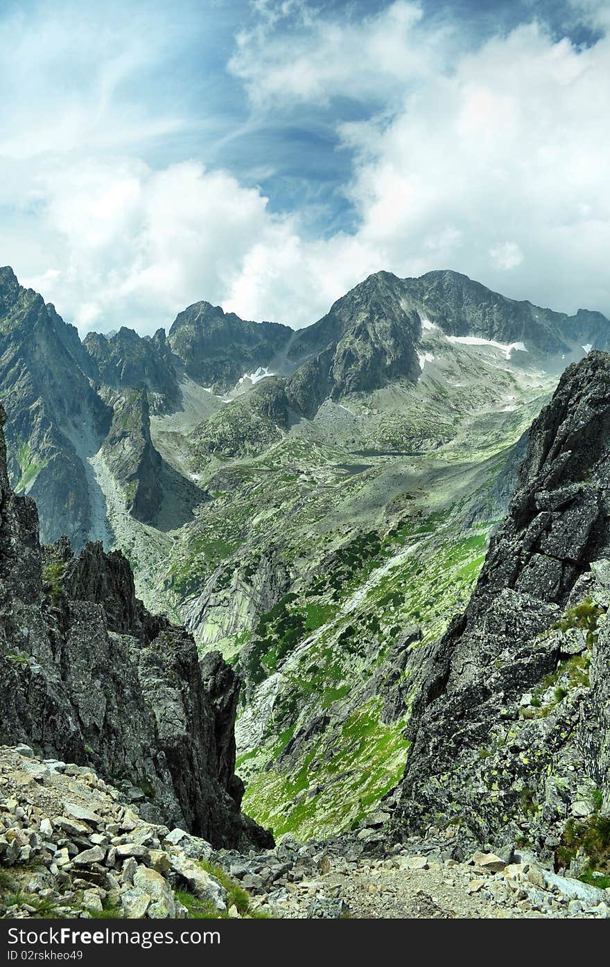 Height tatras - nice mountains in Slovakia