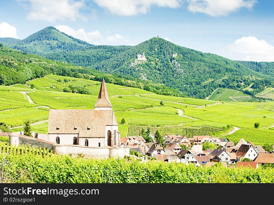 Village Of Hunawihr, Alsace