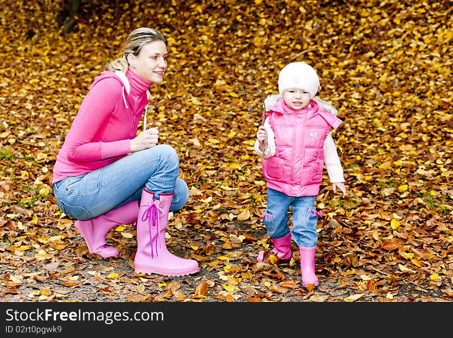 Mother with her daughter