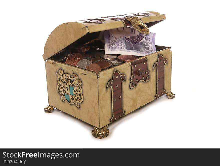 Treasure Chest With Money