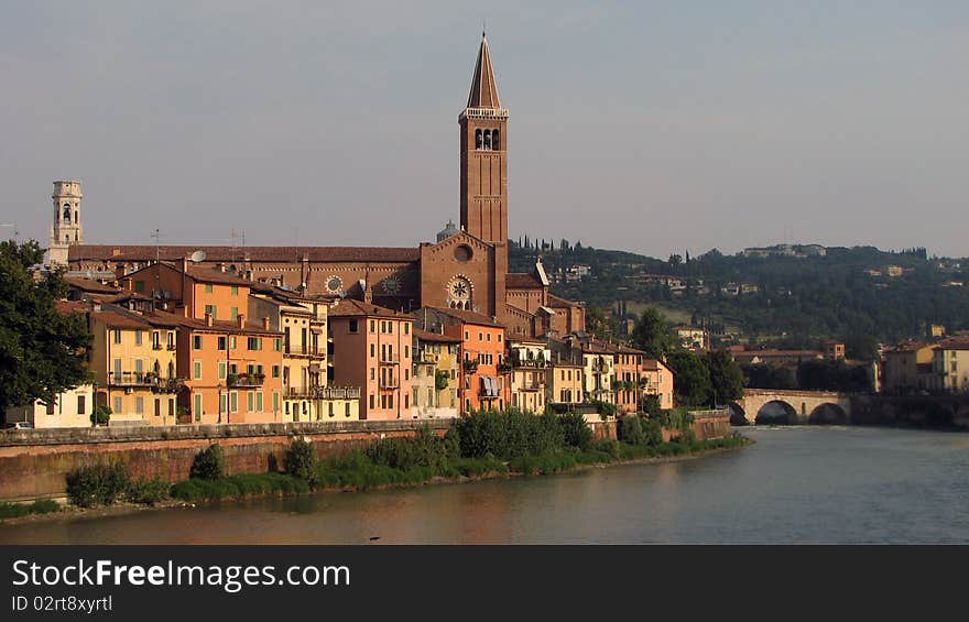 View of centre of Verona