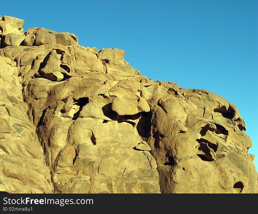 Rock Formation On Mountain