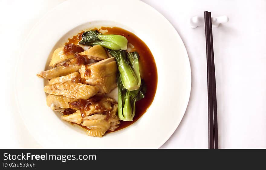 Chicken and vegetables mix, the popular chinese home cooking. Chicken and vegetables mix, the popular chinese home cooking