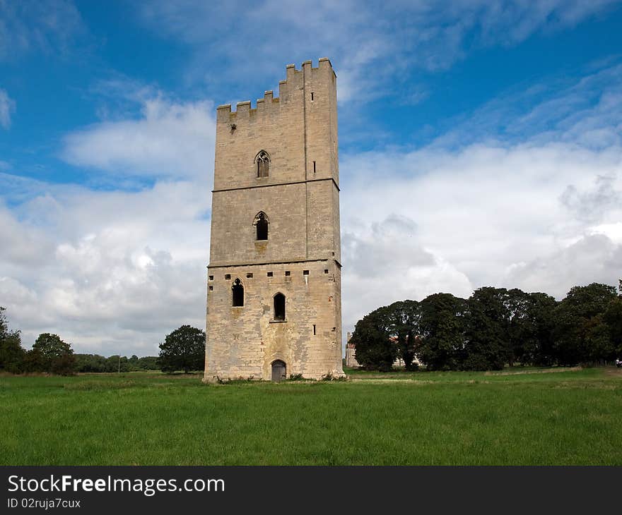 Old ruined manastic castle building. Old ruined manastic castle building