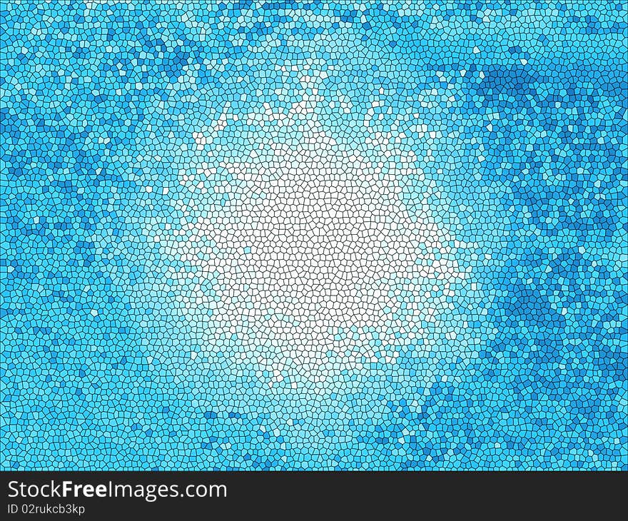 Blue And White Honeycomb Background