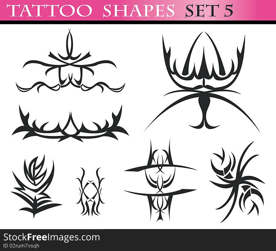 Tattoo Shapes Set 5