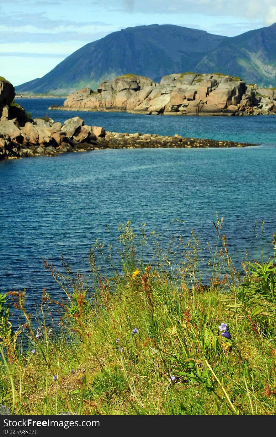 The view on the beauty fjord in Norway