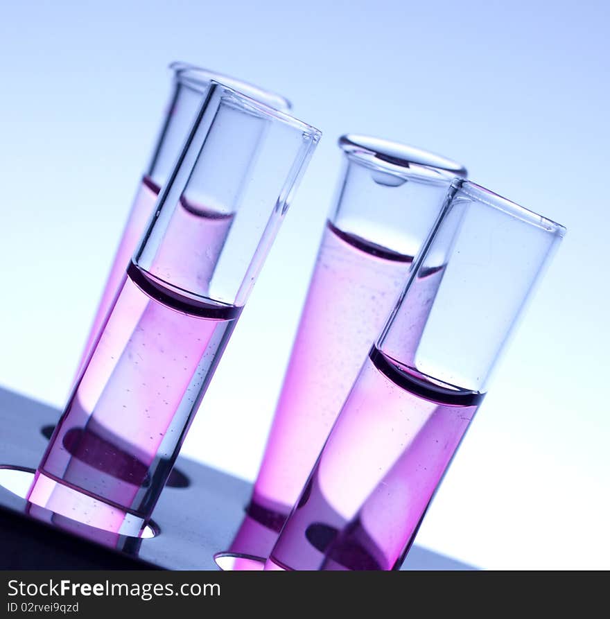 Studio photo of chemical equipment, detail. Studio photo of chemical equipment, detail