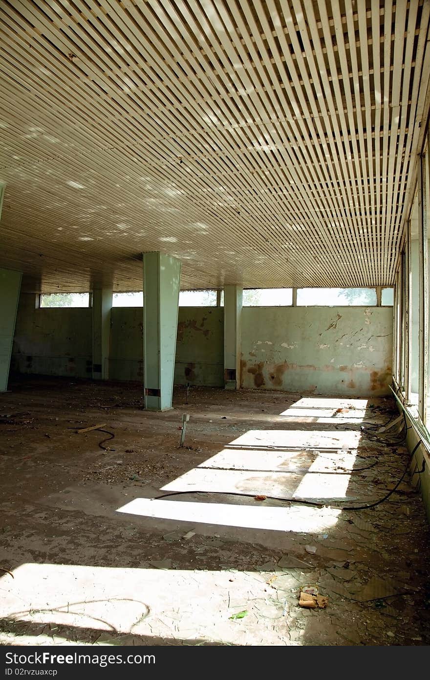 Old dirty interior architecture photo. Old dirty interior architecture photo