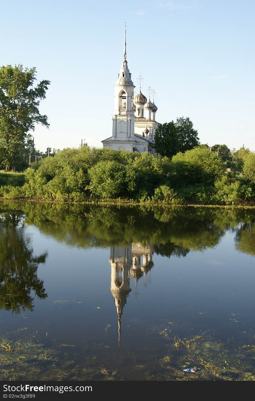 Church of the Sretenie and reflection