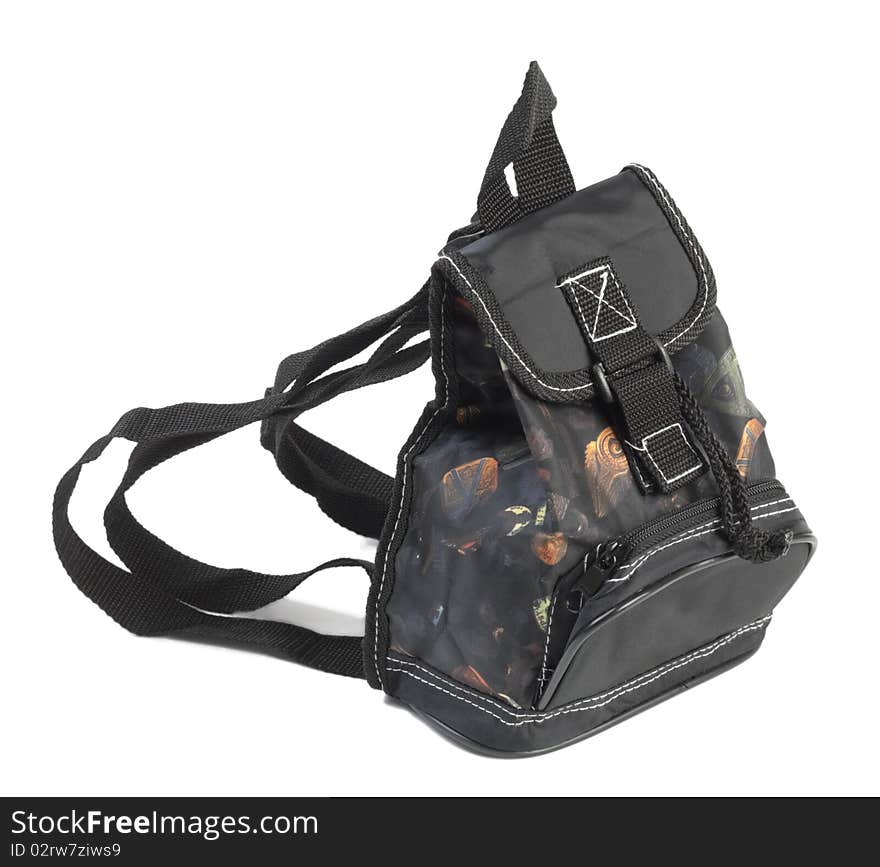 Small female bagpack | Isolated