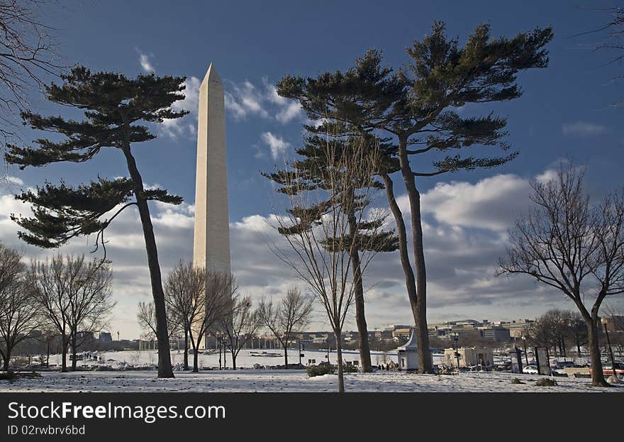 Washington Memorial view from Capitol Hill