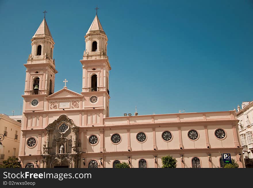 Church of San Antonio, Cadiz place