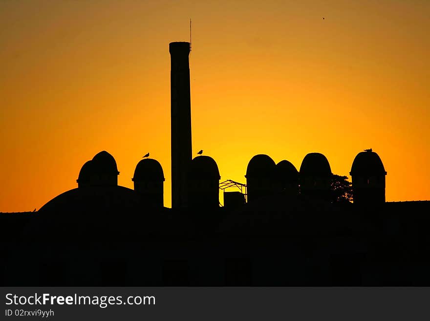 Fiery Silhouette