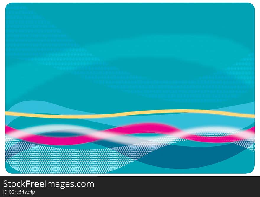 Wave Background Pattern